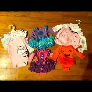 Baby girl clothes bundle all different sizes